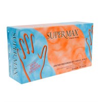 Luva de Procedimento Nitrílica Azul-SUPERMAX