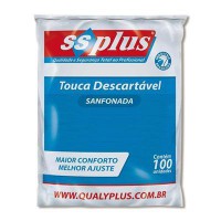 Touca Descartável SSplus-Branca